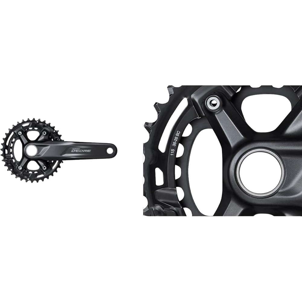 SHIMANO Crankset FC-M5100-2 11s 175mm 36-26T EFCM51002EX66 DEORE