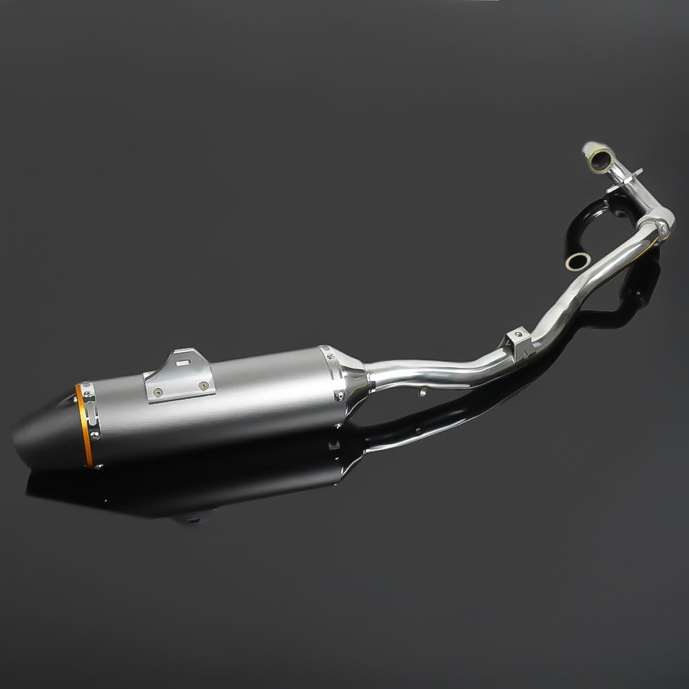 JFG Slip-on Muffler TTR230 05-16 TW200 Bike Muffler 38mm Silencer Exhaust Pipe Moped Aluminum