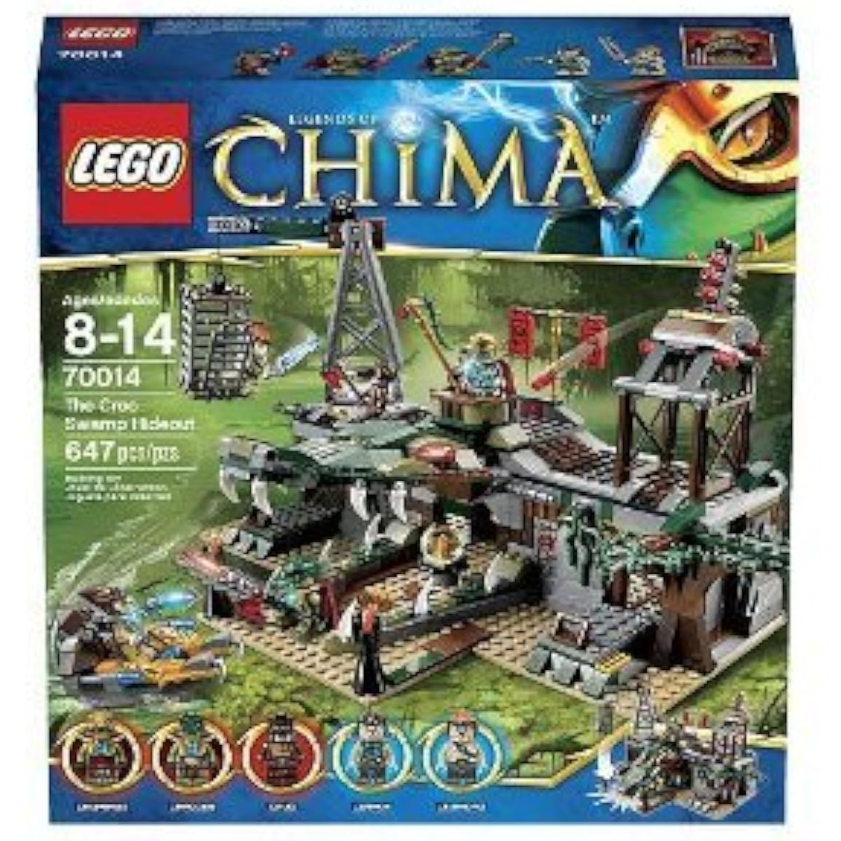 LEGO 70014 CHIMA The Croc Swamp Hideout - Imported from overseas