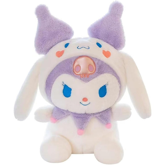UOAO Kuromi Plush Toy Kuromi Toy Kuromi Goods Pillow Gift for Kids Birthday Present Kuromi Plush Sleeping Pillow Huge Kuromi Plush Kuromi Body Pillow Cute Moe Girl Party Supplies Cute Present (2024 Kuromi - Purple 100cm)