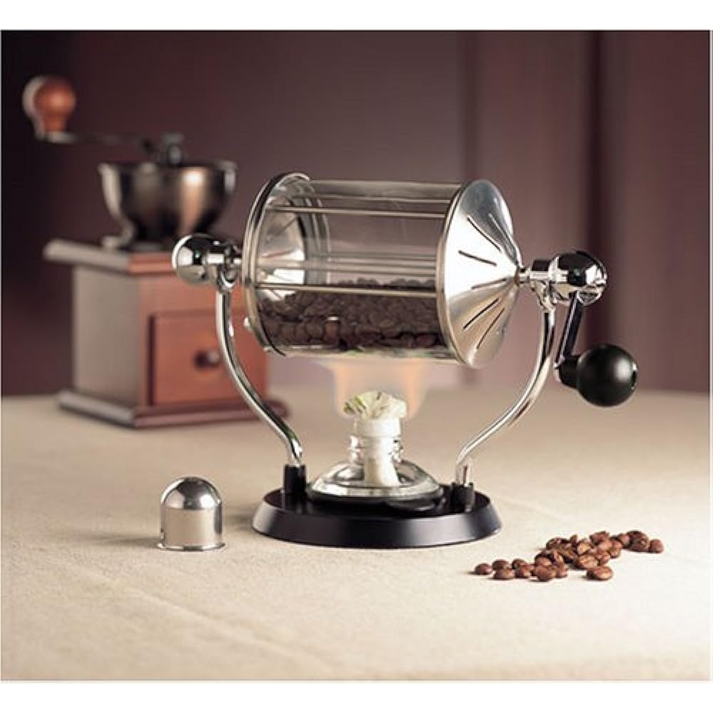 HARIO Coffee Roaster Retro Coffee Roasting Machine Hand-cranked Heat-resistant Glass RCR-50