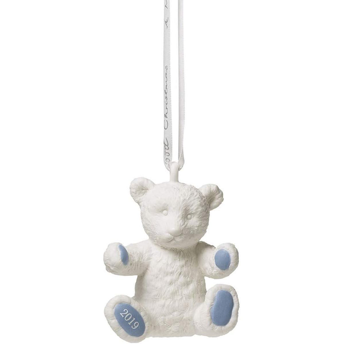 Wedgwood 2019 Baby's First Christmas Blue Ornament