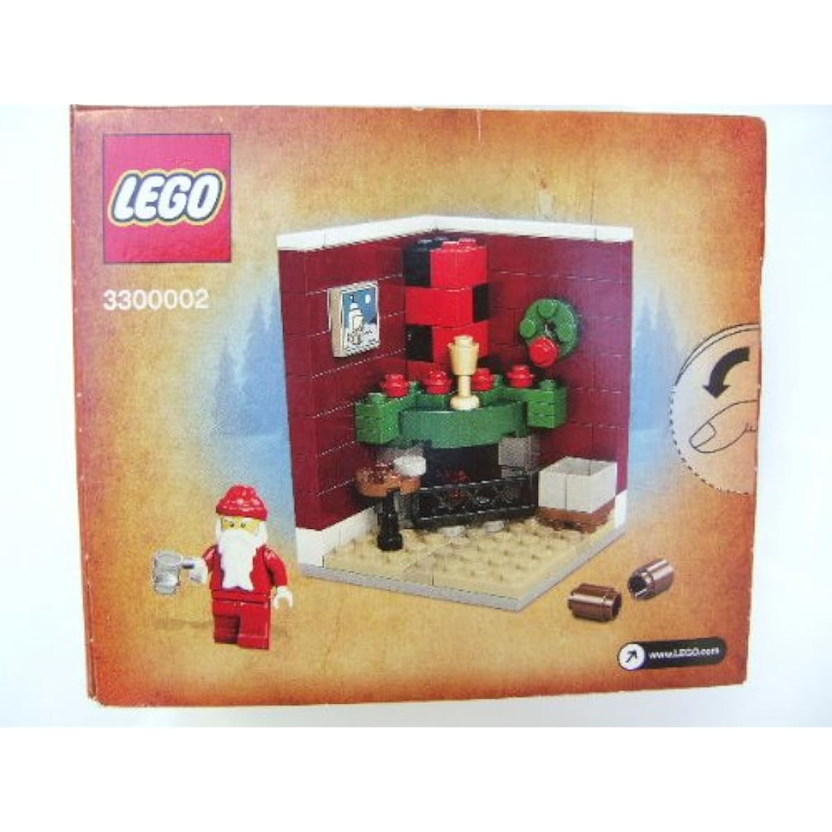 Lego Christmas Fireplace Scene 3300002 / 2011 Holiday Set 2 of 2 Lego Holiday Set Overseas Limited