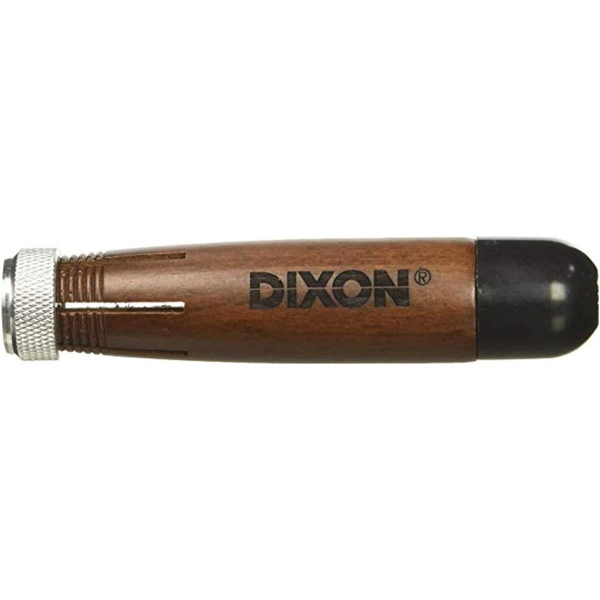 Dixon - DIX00500 Industrial Wood Crayon Holder for 1/2" Round or Hexagonal Crayons, Metal Chuck, Walnut (Pack of 12)