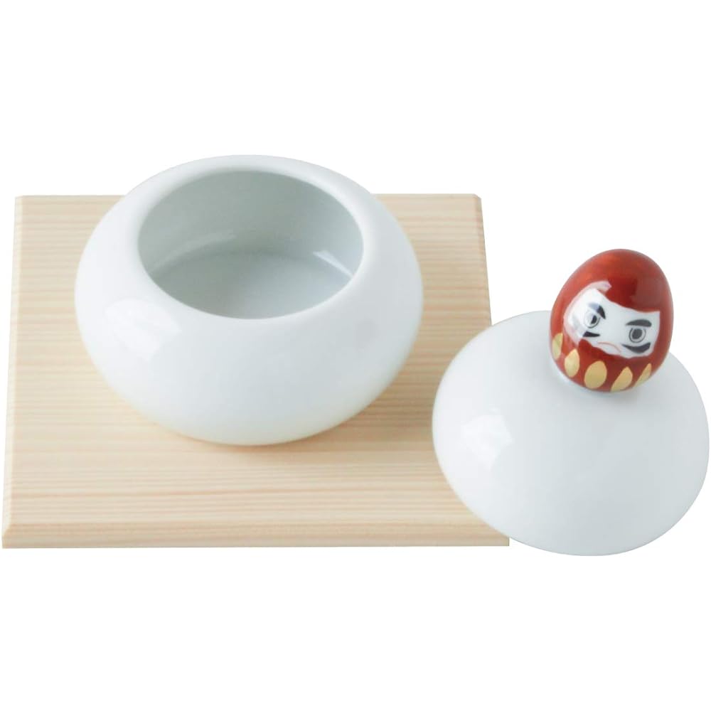 Arita Ware Decorative Mochi (Lid) Red Daruma 17812
