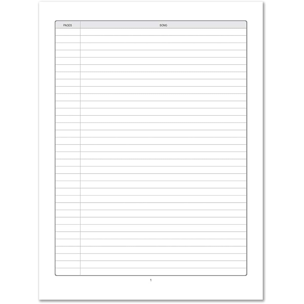 BookFactory Guitar Tableture Notebook/Guitar Journal - 168 Pages, Imitation Leather Cover, Smyth Sewn Hardbound, 8 7/8 x 11 1/4 Inch Tab Format (LOG-168-LCR-A-(Guitar Table)-Main)