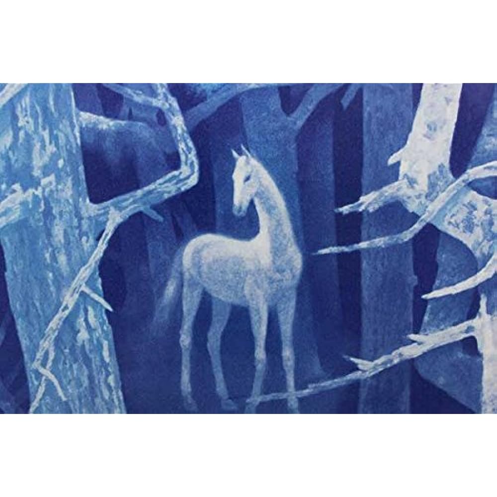 Art Shop Forms Higashiyama Kaii "Hakuba Forest" Art Poster Framed Item (Frame Silver)