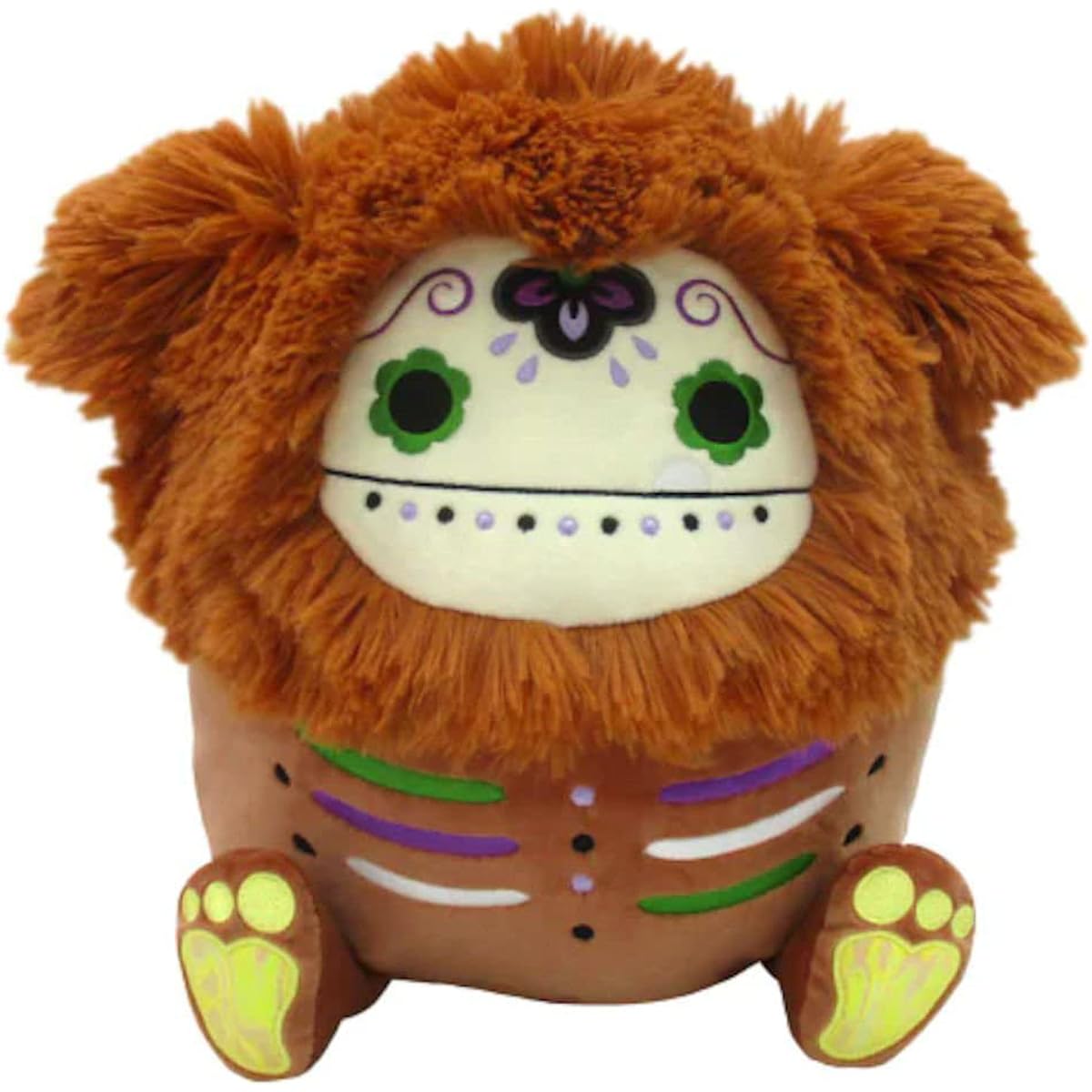 Squishmallows Squishmallow Official KellyToy Halloween Squishy Soft Plush Animals (Benny Bigfoot Sugar Skull 12 inch)
