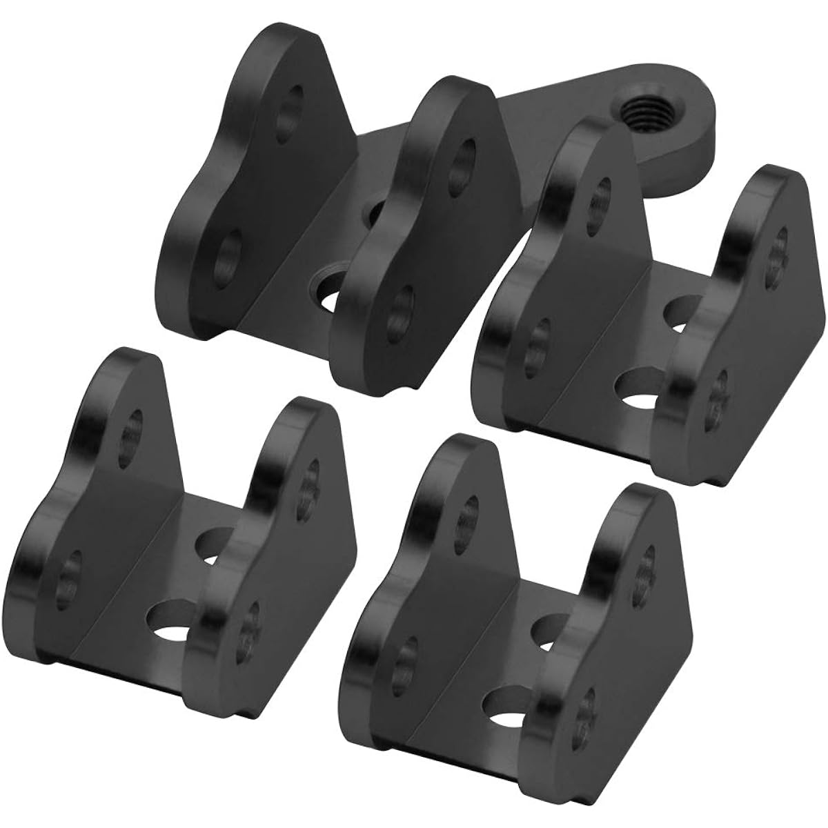 KYX Racing Aluminum Tie Rod Linkage RC Crawler Vehicle Redcat Gen8 Scout II (Black)