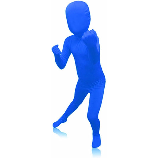 [SecondSkin] Full Body Spandex/Lycra Suit (Kids L, Blue)