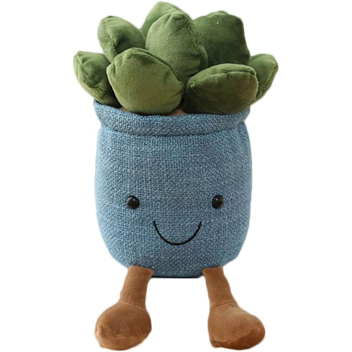 CHELEI2019 9.8" Succulent Stuffed Animal, Soft Christmas Plush Succulent Toy Gift Blue