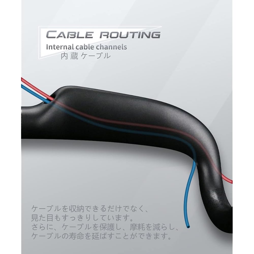Alfa Pasca Carbon Handlebar Road Bike 31.8 Drop Handlebar Internal Routing Bicycle Drop Handlebar 400/420/440mm Road Bike Carbon Handlebar