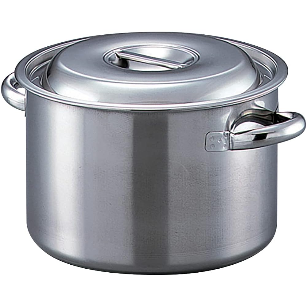 Ooya Kinzoku Dimpan Pot, Acid-resistant Steel, 33cm, Hand Included