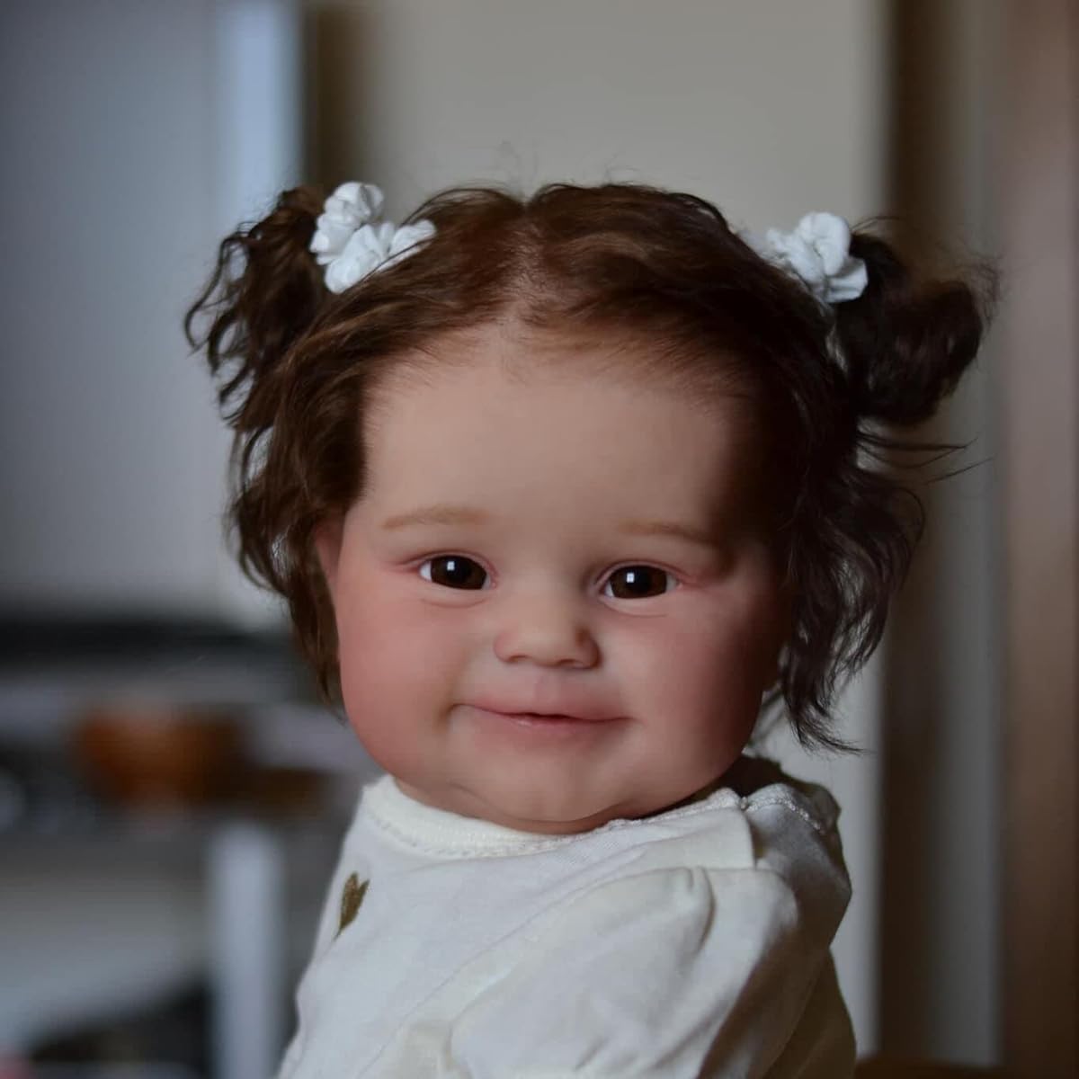 Realistic Lifelike Baby Boy 23 Inch 57cm Soft Silicone Reborn Baby Doll Toddler Toy Handmade Full Body Vinyl Newborn Dolls Anatomically Correct Xmas Gift