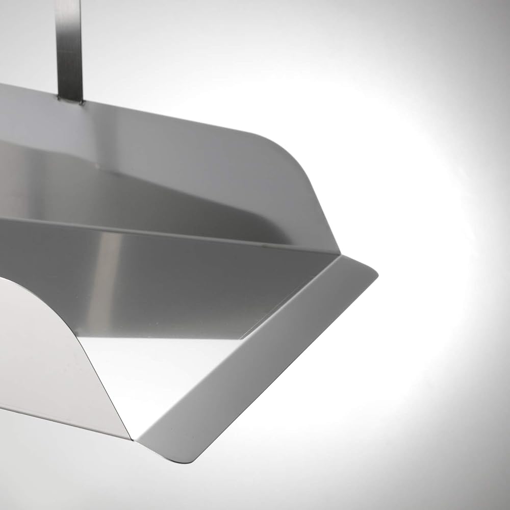 Mt-torimatsu Dustpan All Stainless Steel Three Hand Type No Hole