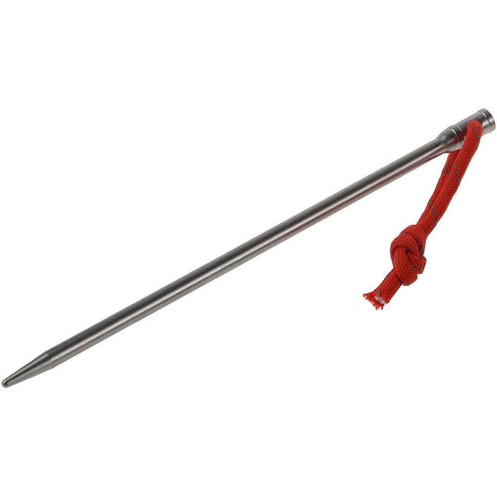 10 high-strength titanium nail pegs that can be firmly driven into fields where Dingtai pegs cannot stand [parallel import goods]