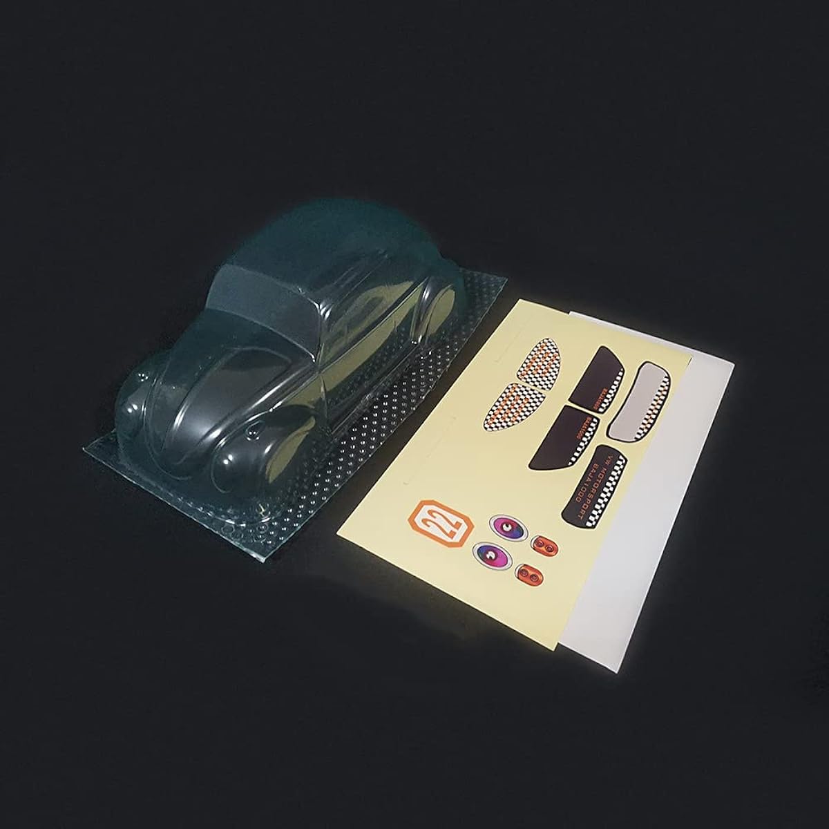 SANTAIZI 1/18 RC Body Beetle Clear LEXAN PC Shell