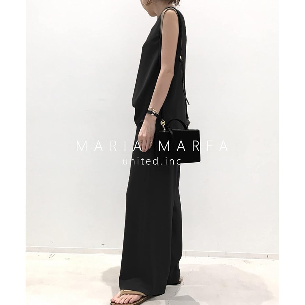 [MARIA MARFA] Setup Women's Summer Beautiful Tops Pants 2 Piece Set Plain Simple Casual (2S-M53)