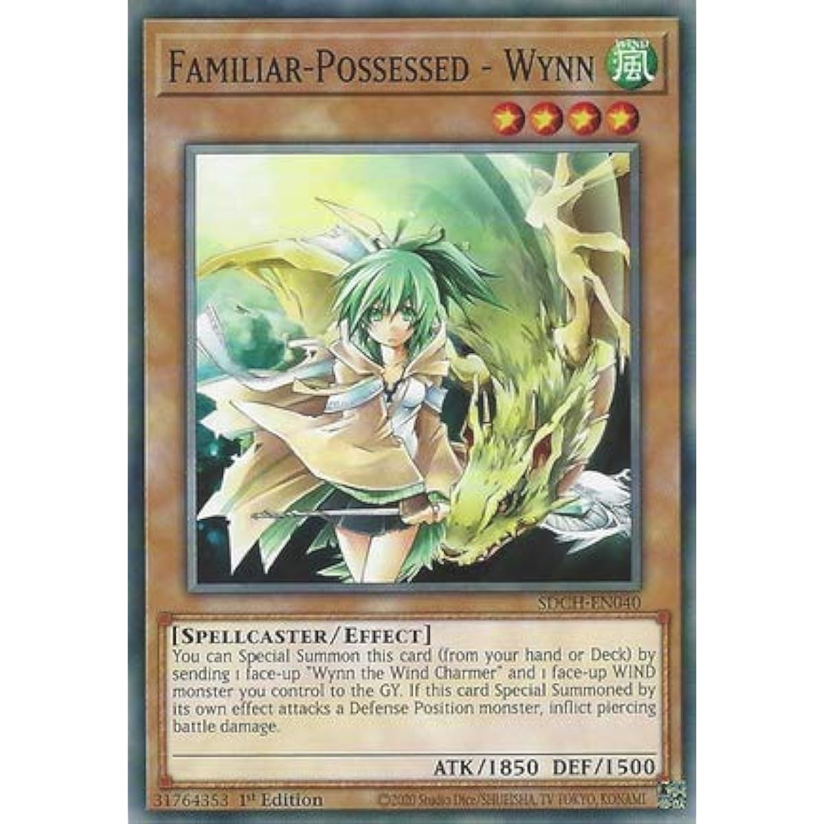 Familiar-Possessed - Wynn - SDCH-EN040 - Common - 1st Edition.