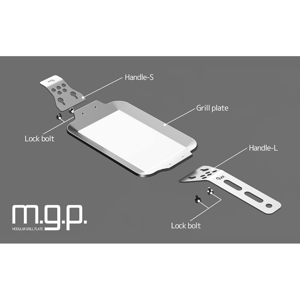 Kuoh modular grill plate basic set