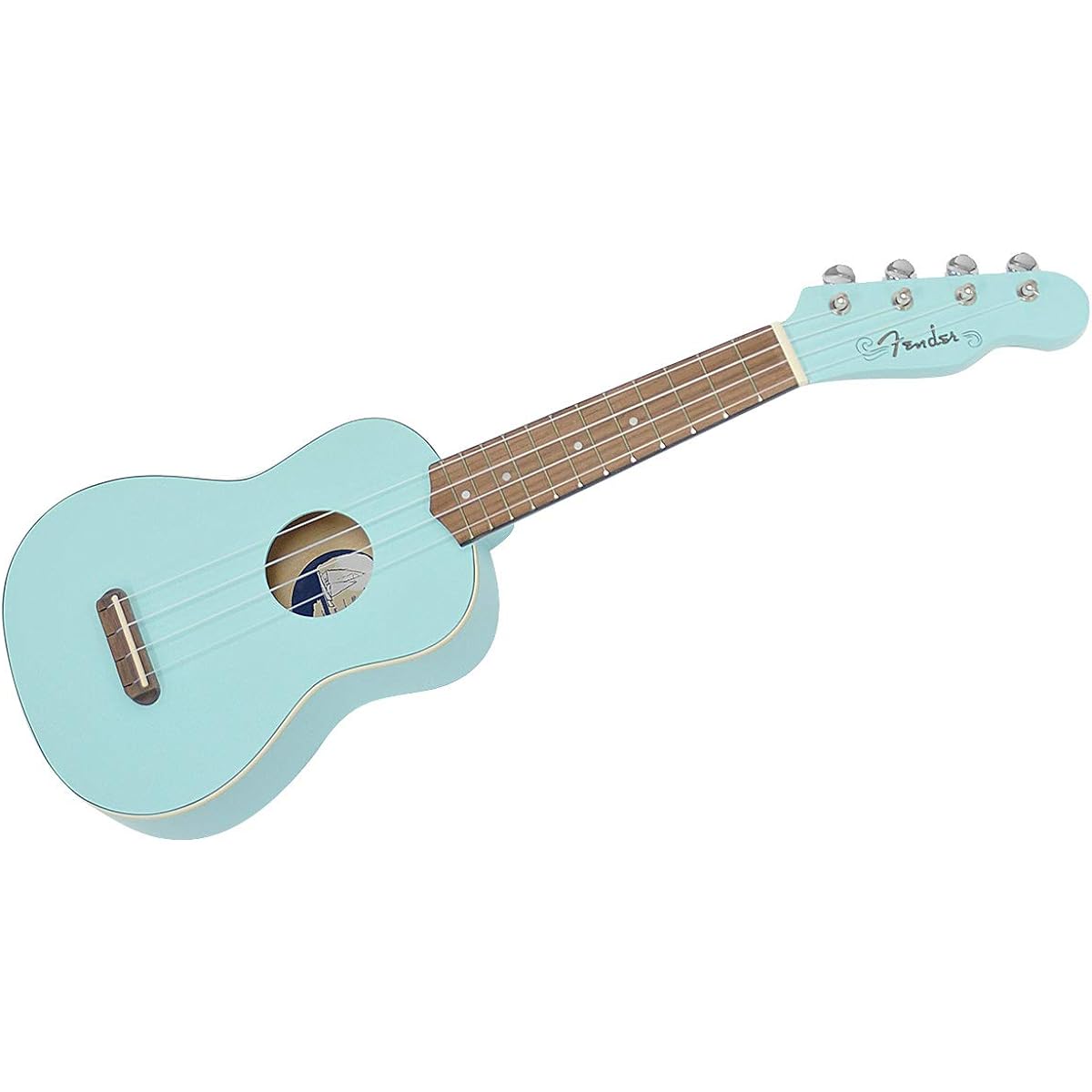FENDER Venice Soprano Uke DPB WN Soprano Ukulele