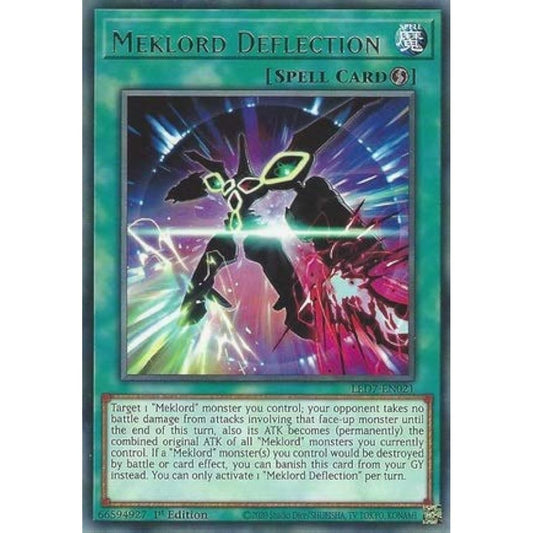 Meklord Deflection - LED7-EN021 - Rare - First Edition.