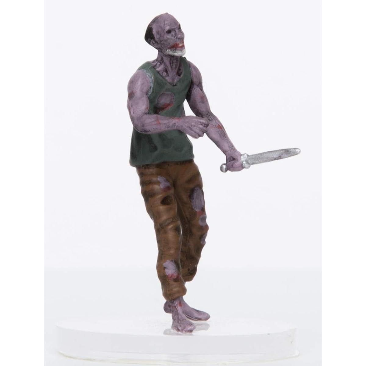 Characters of Adventure - Zombie Male Slasher - Plastic Miniature for D&D or Pathfinder