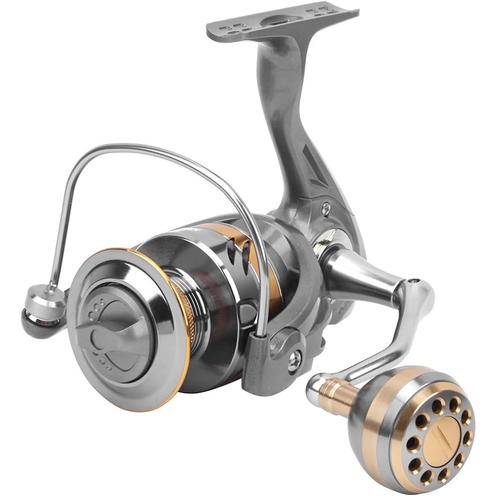 Spinning Reel Fishing Reel Fishing Wheel Metal Rewind Freshwater Fishing Sea Fishing Casting Fishing Reel Comfortable Fishing Gear Left and Right Interchangeable