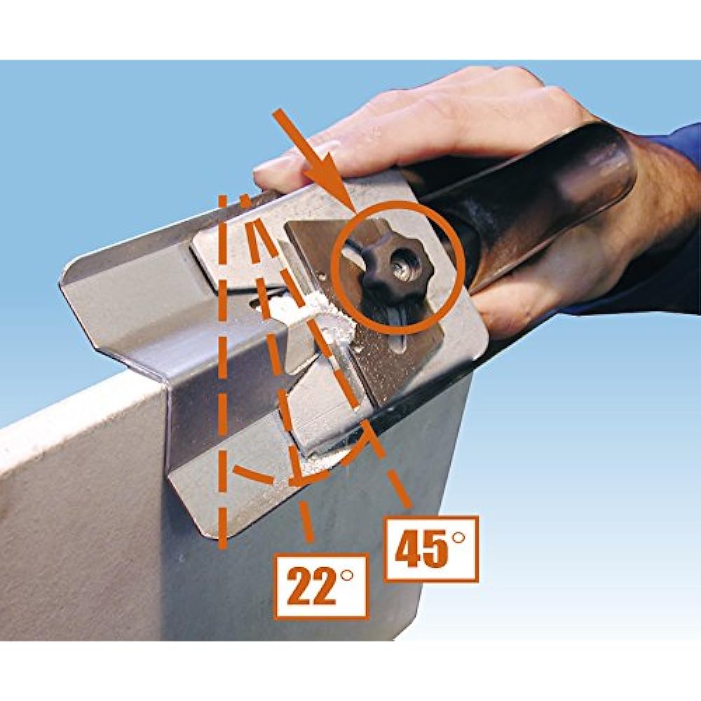 [Genuine Japanese Product] EDMA Chamfering Planer for Plasterboard Wrap Rack #069255