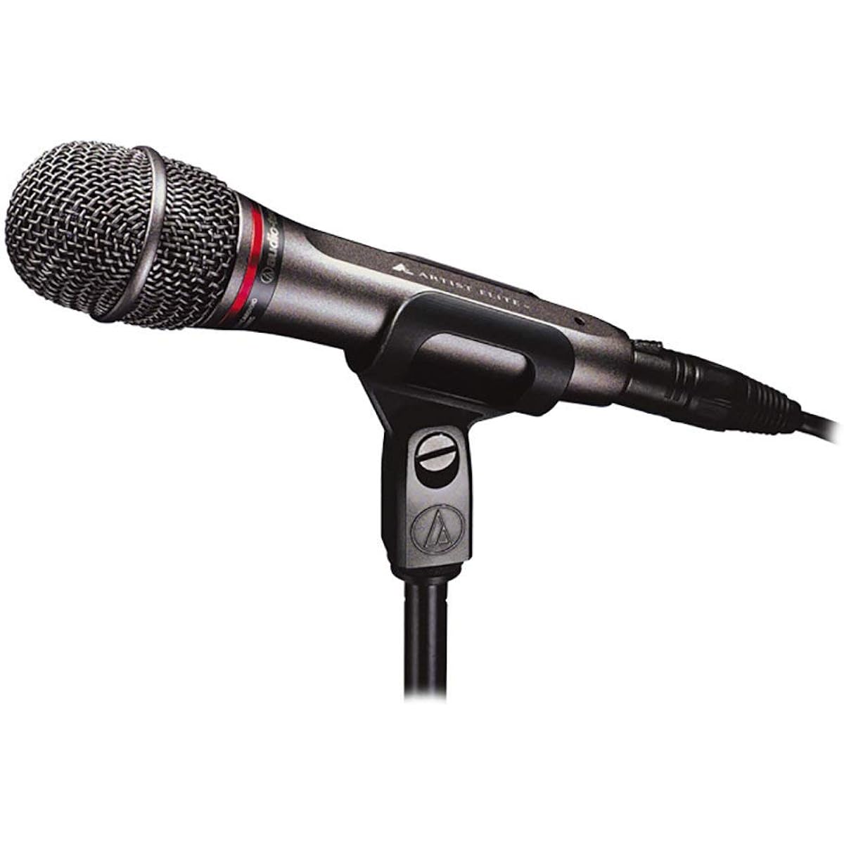 Audio Technica AE6100 Dynamic Microphone XLR Super Unidirectional Microphone Vocal Live DTM Microphone Holder Included Microphone Pouch Included [Domestic Genuine Product]