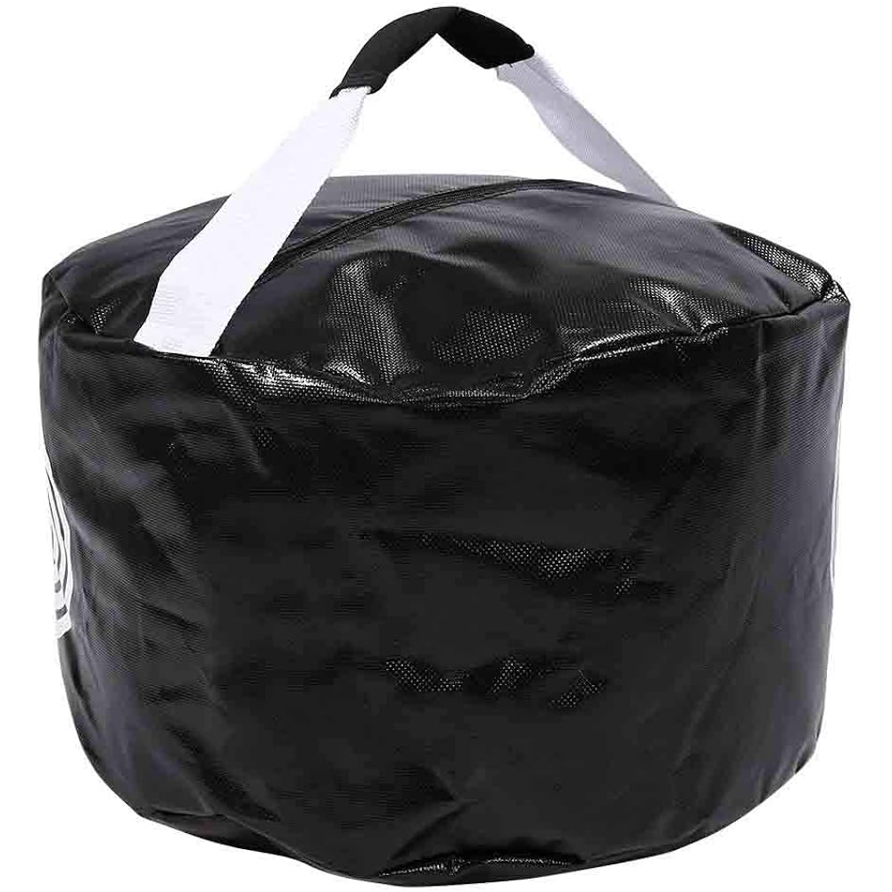 Golf Training Bag, Golf Swing Bag, Practice Equipment, Form Correction, Waterproof Design, Portable, Practical Practice, Mechanical Design, Increased Flying Distance, Swing Strengthening, Power Impact Bag, Black/Yellow
