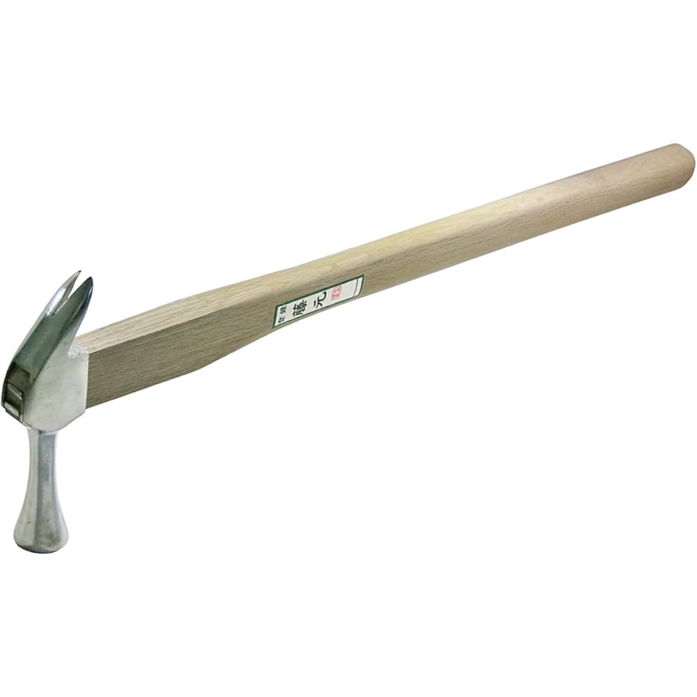 KONYO Fujimoto Temporary Frame Hammer, Stainless Steel, Small, with Stopper, Made of Oak Wood, 2 Shaku Handle