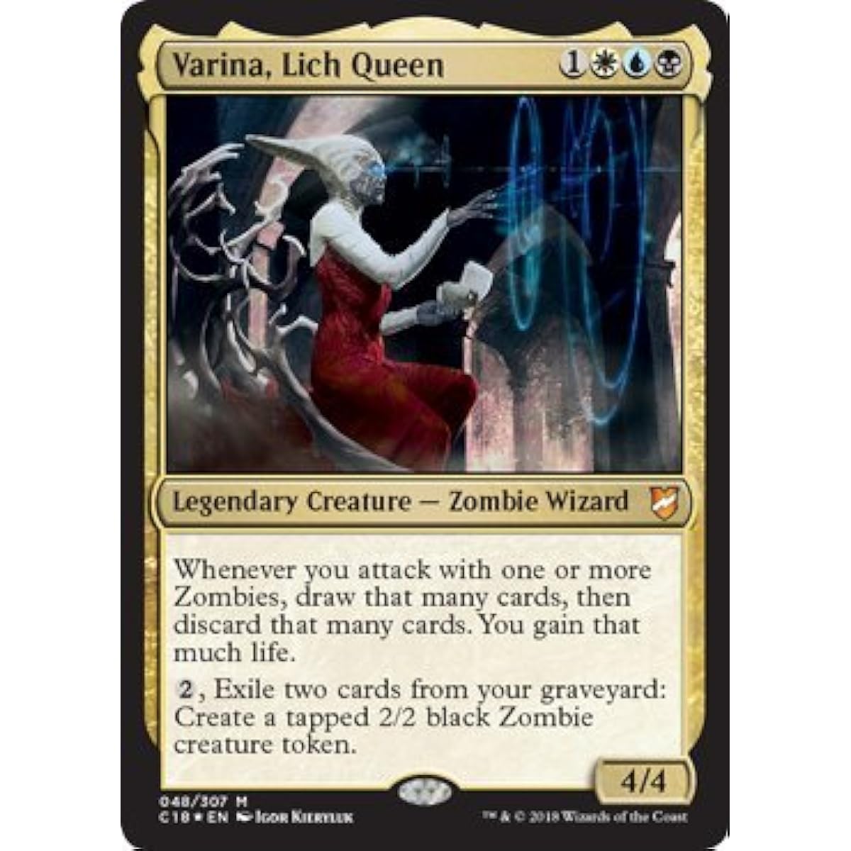 Magic: the Gathering – Varina, Lich Queen – Foil – Commander 2018