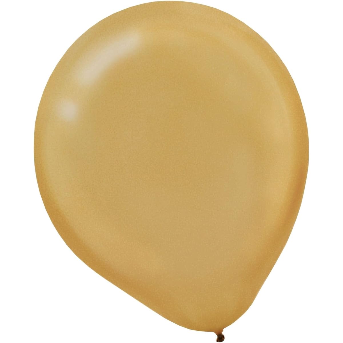 Pearl latex balloon color theme party decorations, gold, 9 inches, pack of 20.