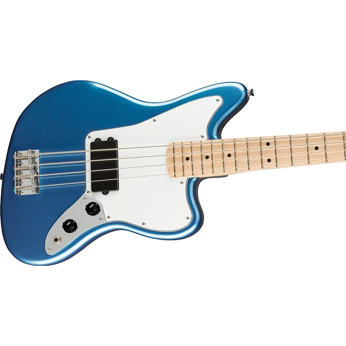 Squier by Fender/Affinity Series Jaguar Bass H Maple Fingerboard White Pickguard Lake Placid Blue