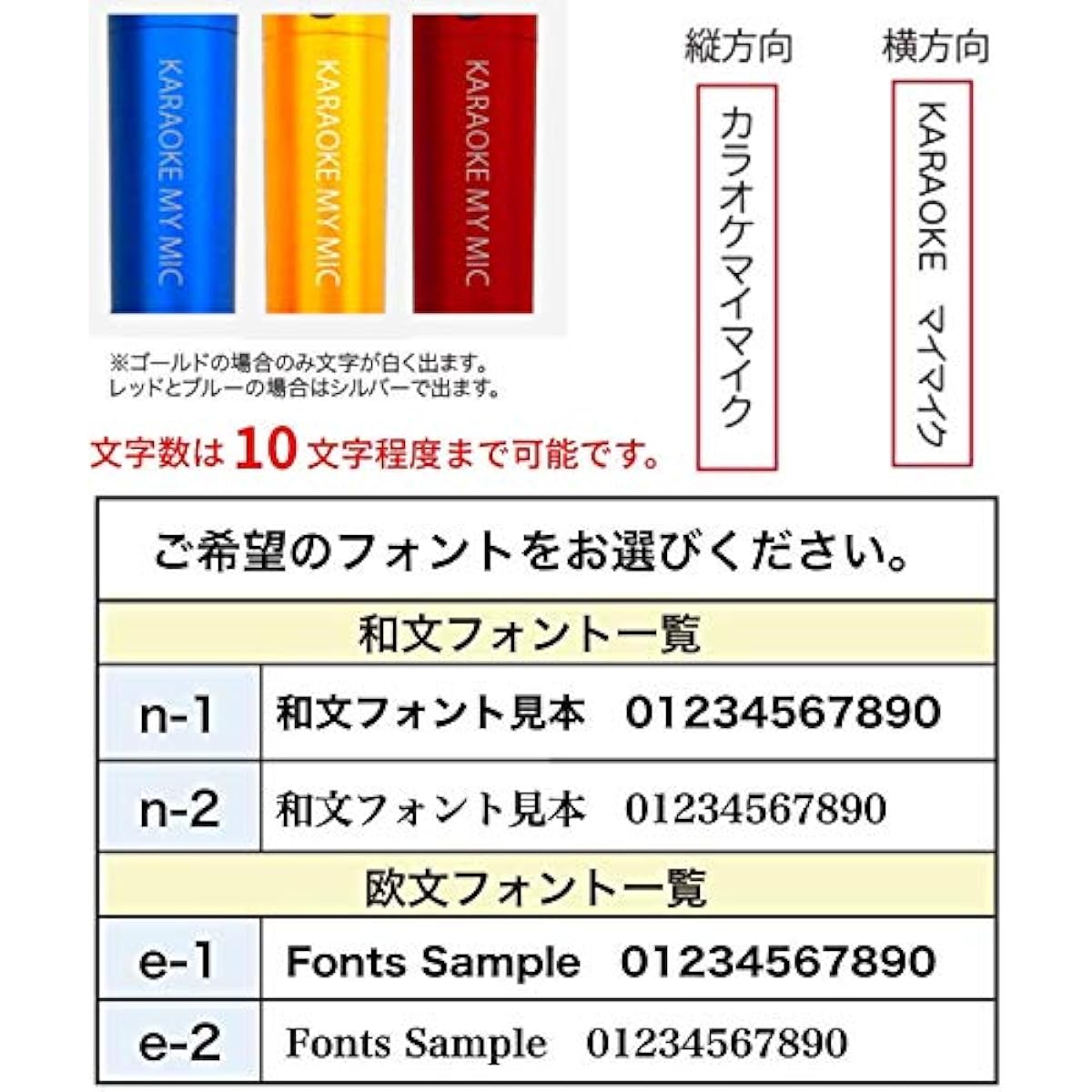 [Personalized] Karaoke My Mic GTM-200 Karaoke My Mic Pro (Blue)