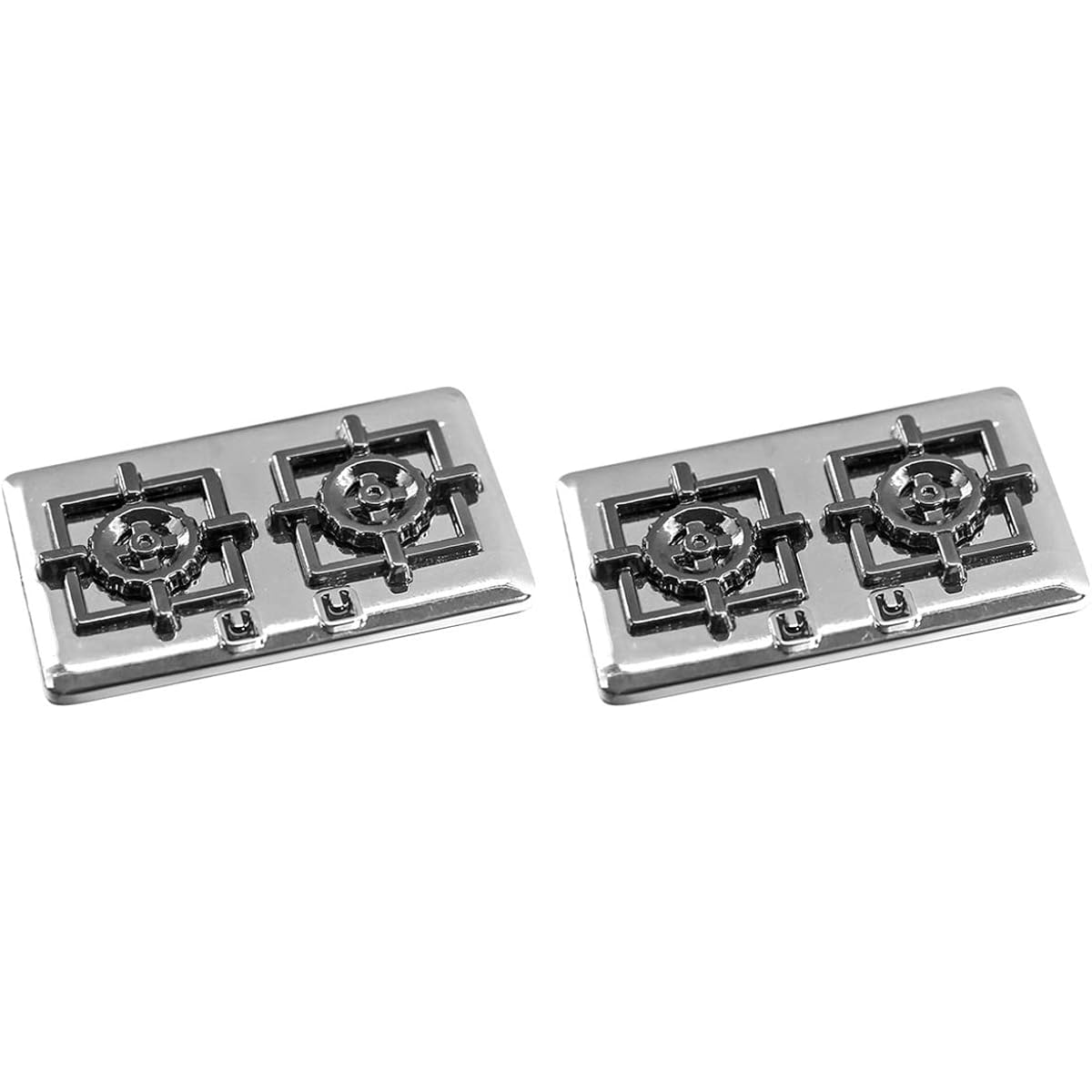 LOGOFUN Miniature Stove Model Simulation Cookstove Dollhouse Kitchen Accessories 2pcs