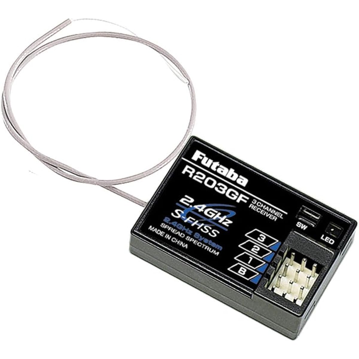 Futaba RECEIVER R203GF (S-FHSS type for cars, 3PV/3PRKA standard receiver) 00107342-3