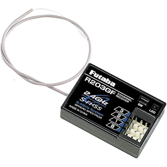 Futaba RECEIVER R203GF (S-FHSS type for cars, 3PV/3PRKA standard receiver) 00107342-3