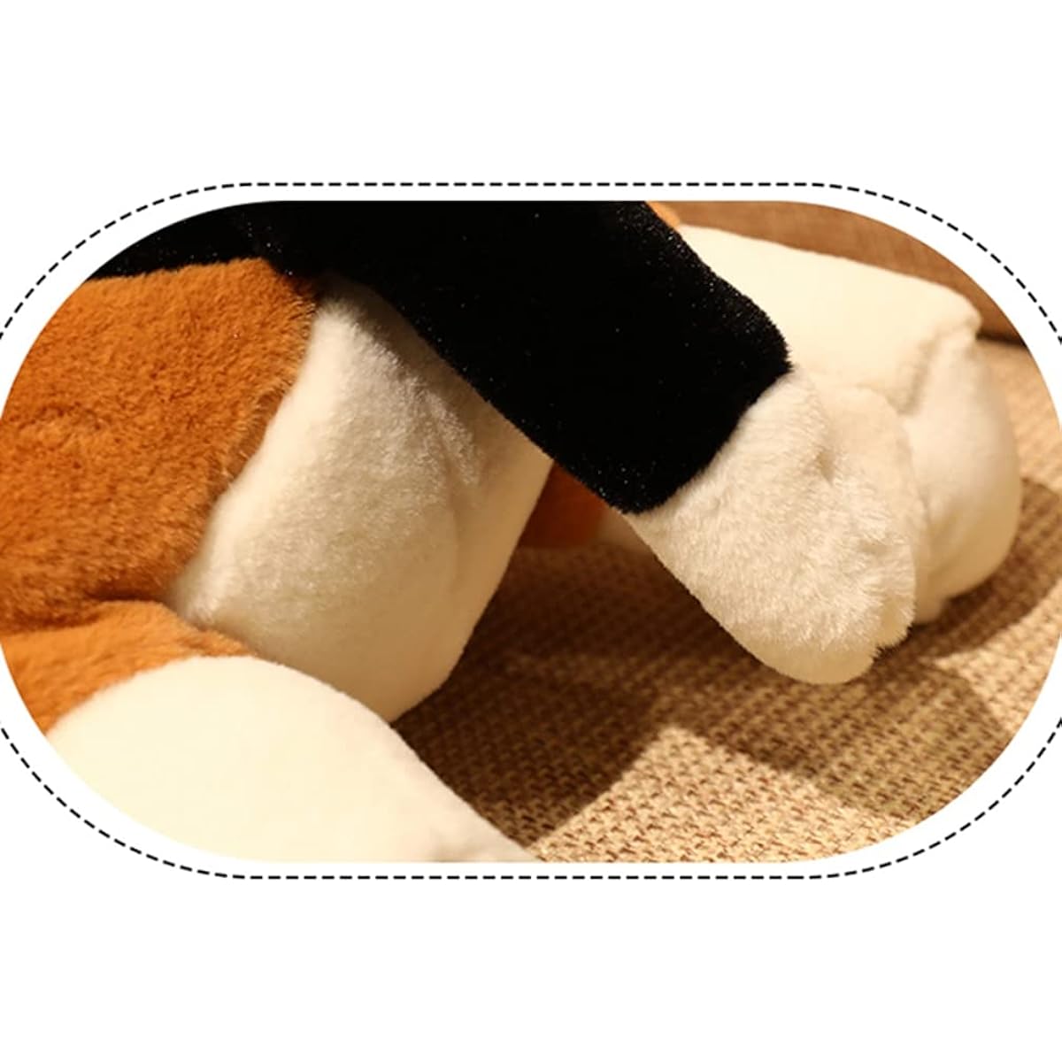 gle dog, Animal cushion, Stuffed toy, Soft, Fluffy, Large, Realistic, Soft, Cute, Great as a gift, Animal, High-quality, Sewn, Irresistible for children, Relaxing, Marshmallow, Bed, Gift, Lumbar pillow, Brown, Foot pillow, Backrest, 80cm, Decoration, Toy