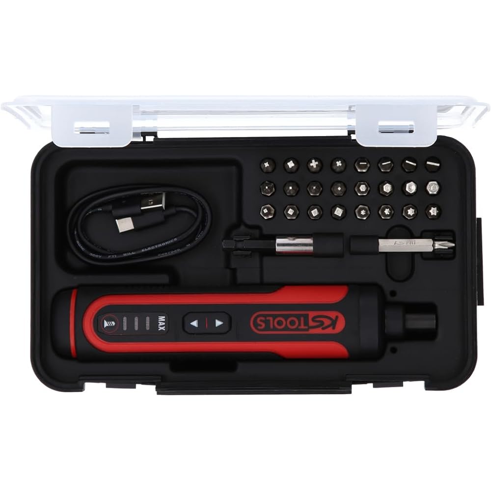 KS Tools eMONSTER 1/4" Cordless Bit/Baton Driver Set 27 Pieces 515.3600