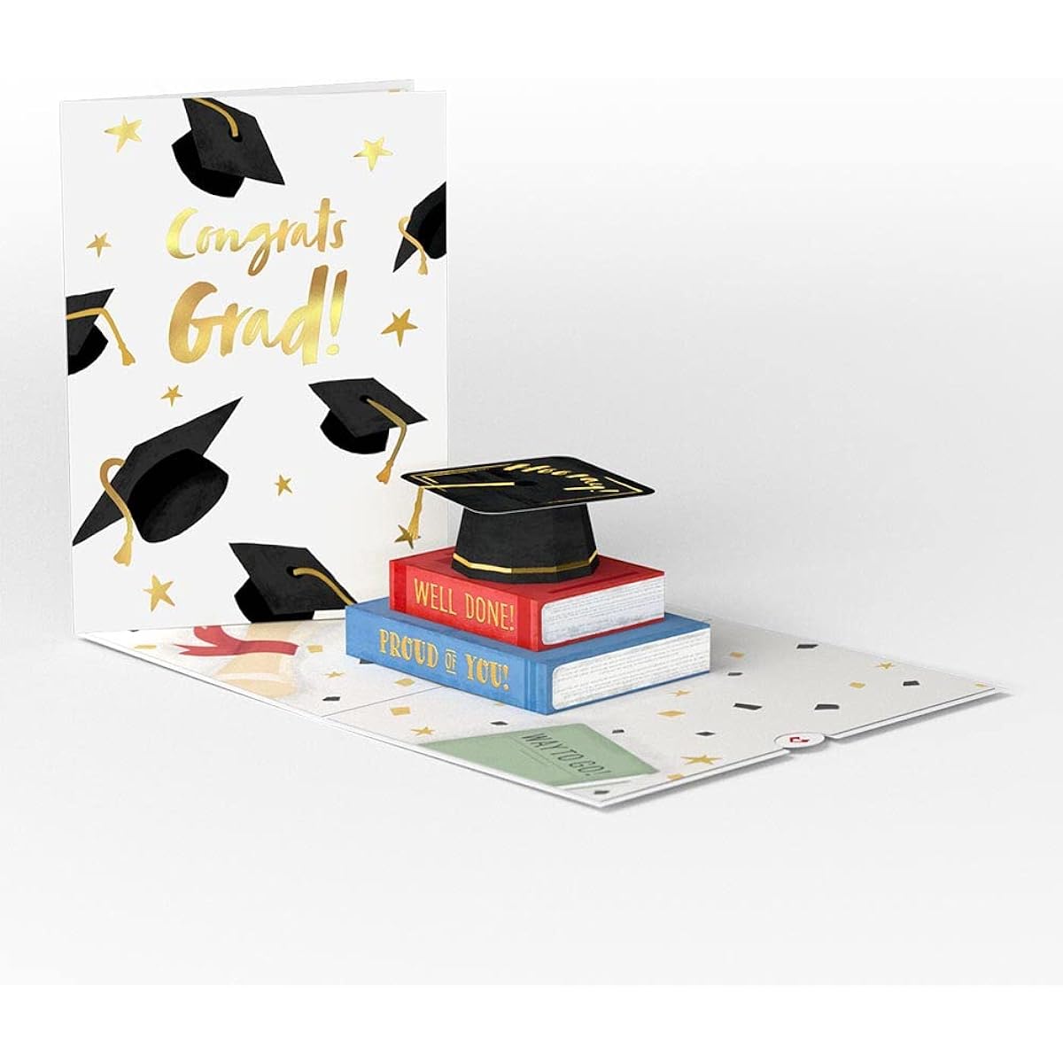 Lovepop Congrats Grad! Graduation Card 5 x 7 Inch Pop Up Card Class of 2023 Gift 3D Greeting Card with Envelope