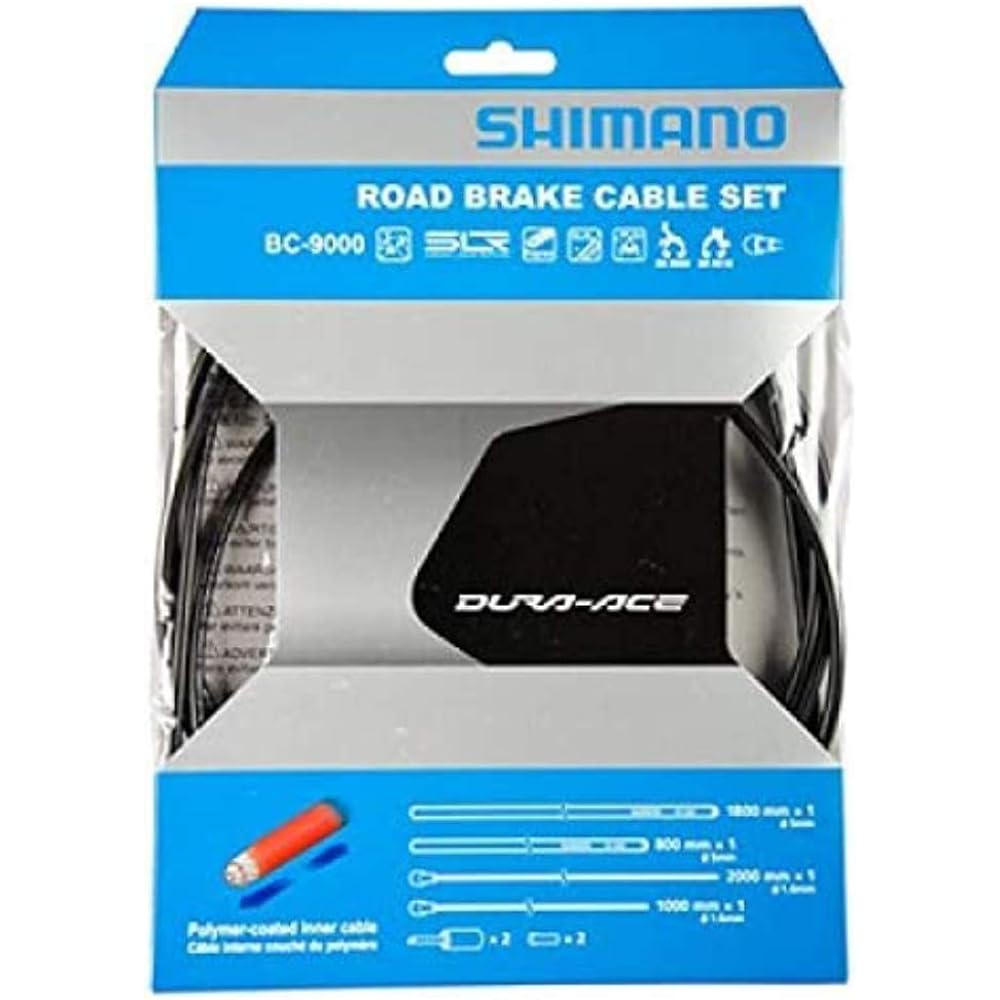 SHIMANO Brake Cable Set Polymer Coat BC-9000 Black Y8YZ98010