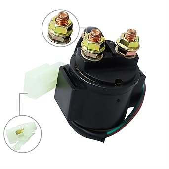 Motorcycle Starter Relay Motorcycle Starter Solenoid Relay for Bombardier DS250 DS 250 2006-2019 Can-Am DS 90 Mini 4-Stroke DS 70 2008-2019