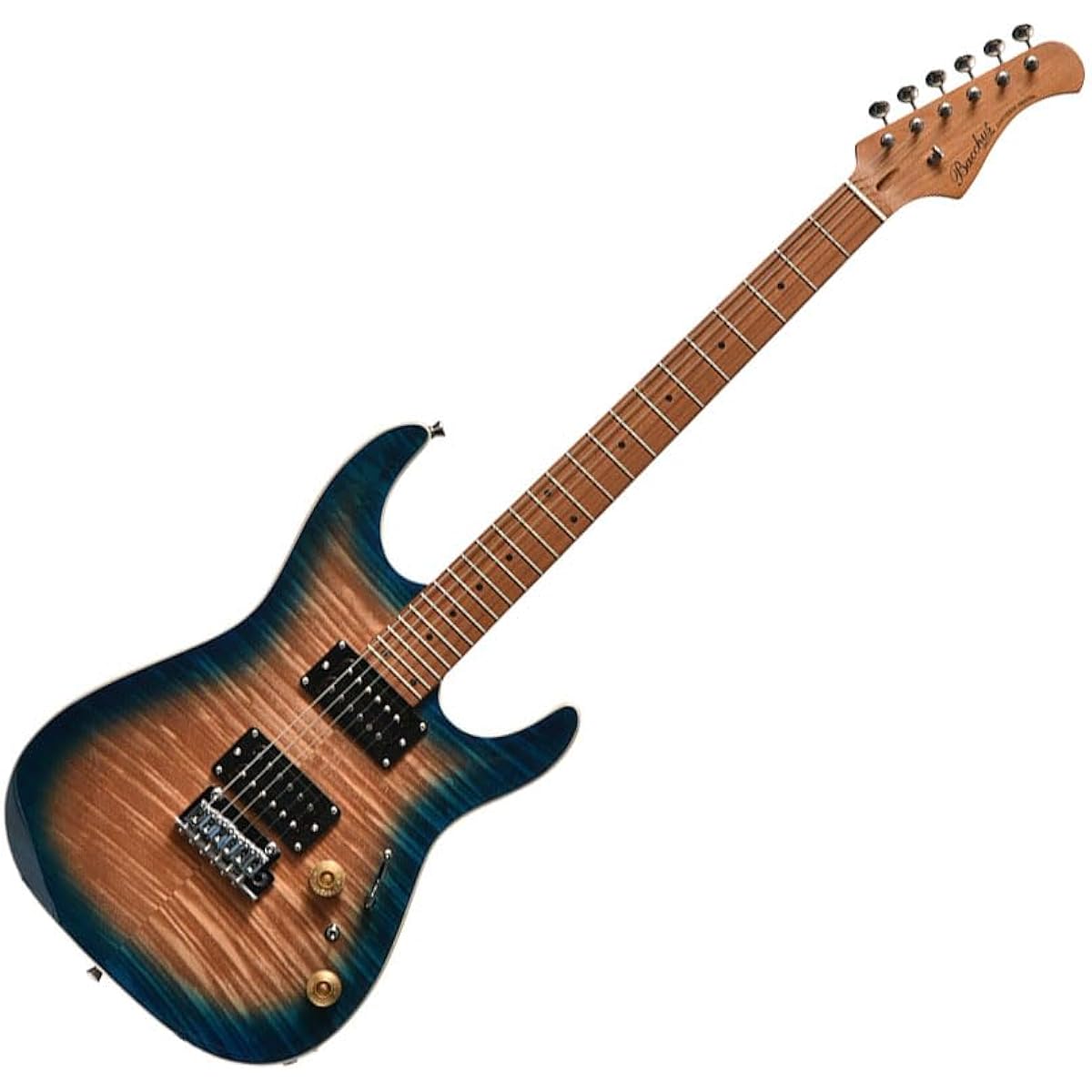 Bacchus IMP24 FMH-RSM/M N-BL-B Electric Guitar Beginner 14-piece Set [With Mini Amp] Stratocaster Type Universe Series Bacchus