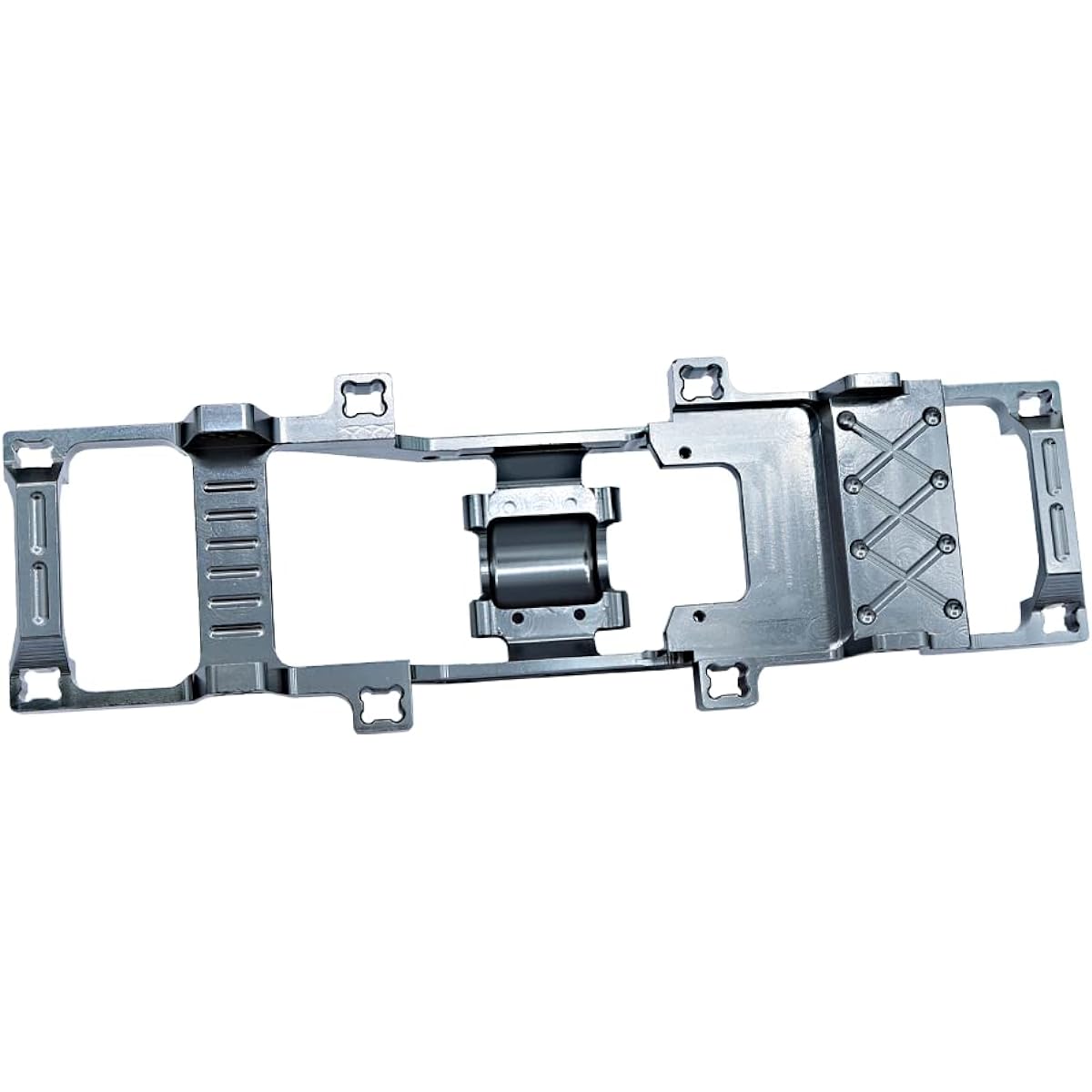 Full Metal Chassis Frame FMS 1/24 Power Wagon FCX24 RC Crawler Car Model Upgrade Parts (Titanium)