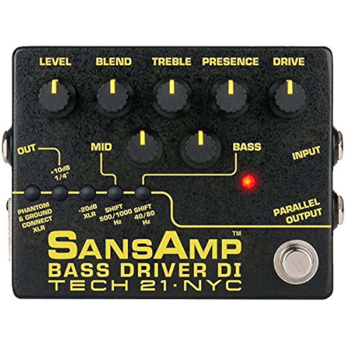 Tech21 Effector Sansamp Bass Driver DI V2 BSDR-V2 Bass Dedicated Drive Effector & Amp Simulator & DI Function Equipped [Parallel Import]