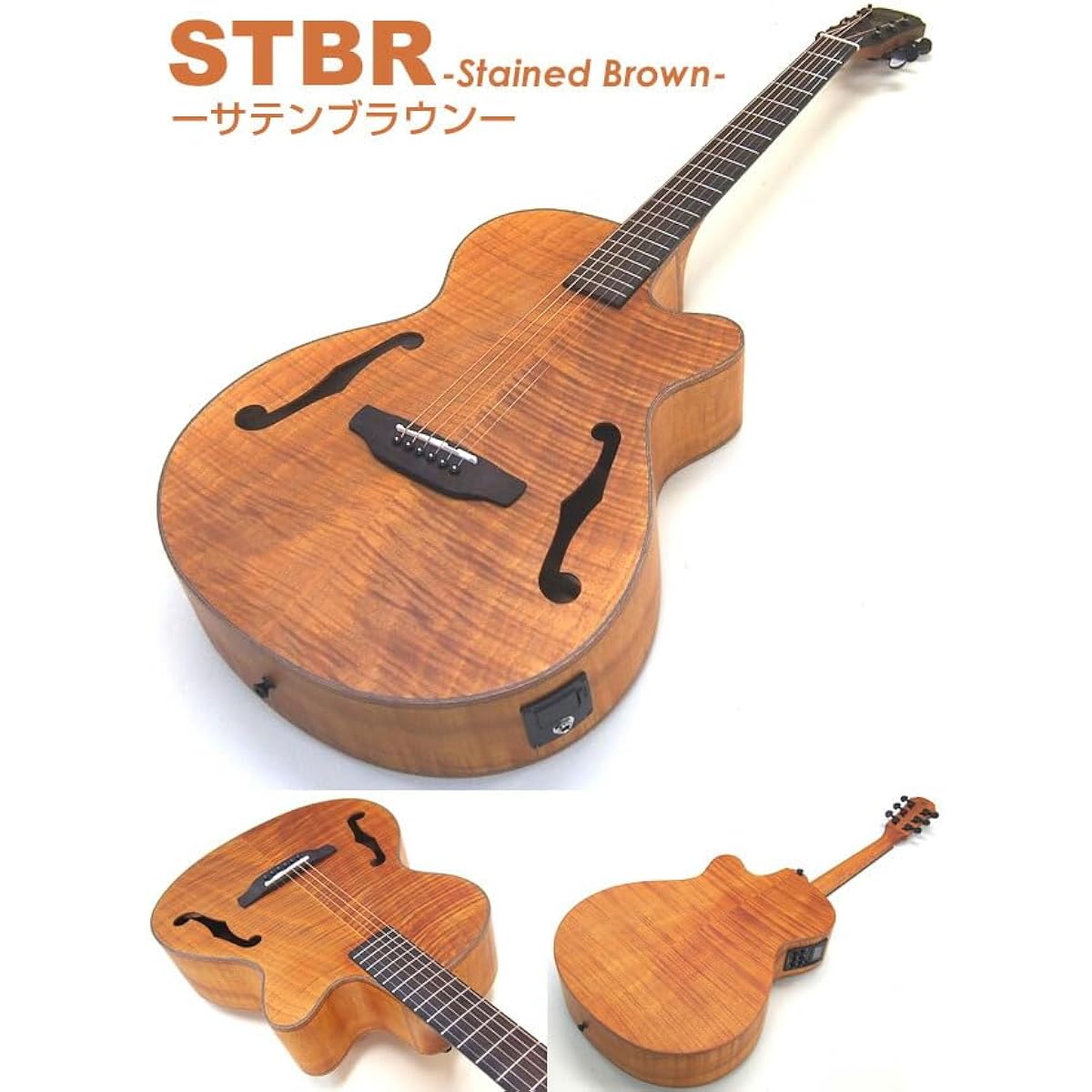 ARIA FET-F2 STBR F-hole acoustic electric guitar 6-piece set [98765]