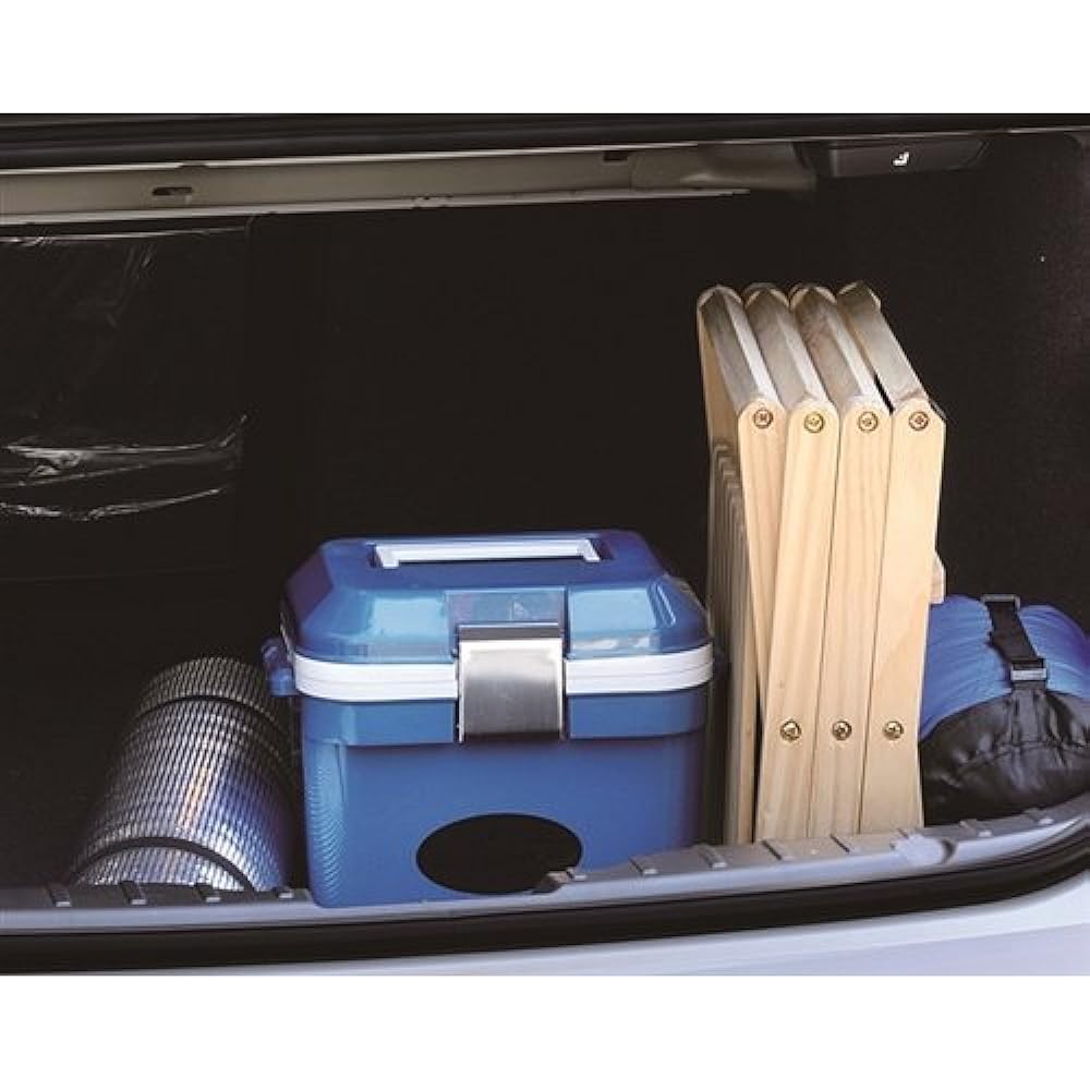 Konan Original Konan Rack Foldable Wooden Rack 4 Tiers Wide Type (Approx. Width 60 x Depth 30 x Height 87 cm)