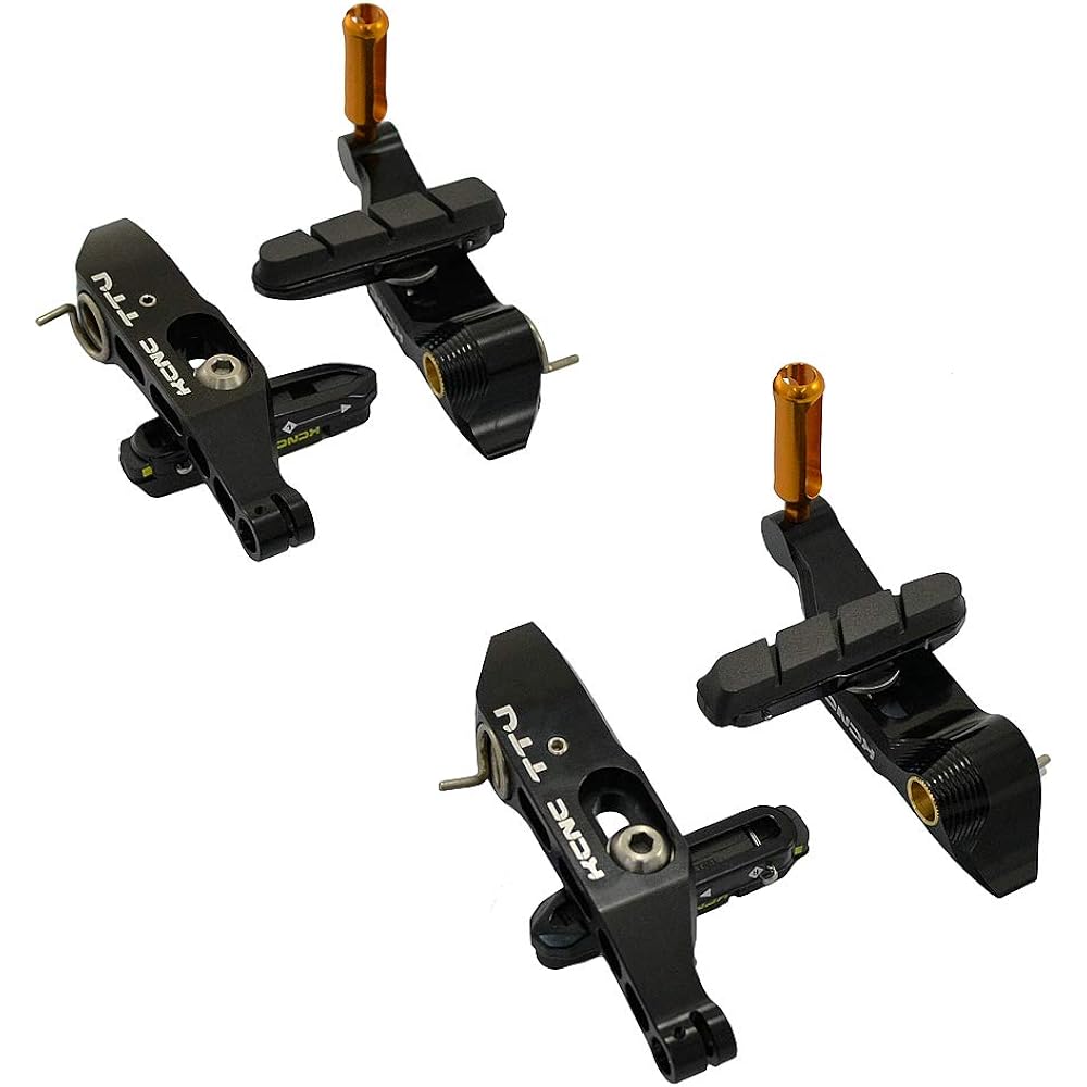 KCNC VB2 Direct Mount Aero V-Brake Set Front and Rear For Giant Propel, Black, SK2046